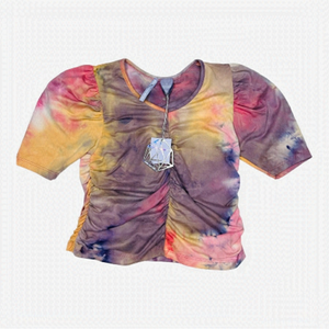Good Luck Girl Tie Dye T-Shirt Size S